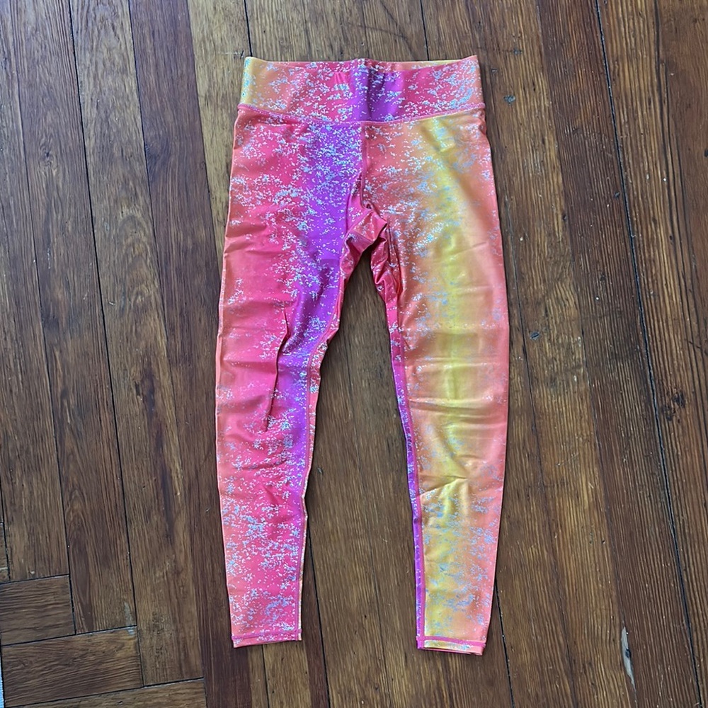 Colorful Sunset Ombré Leggings